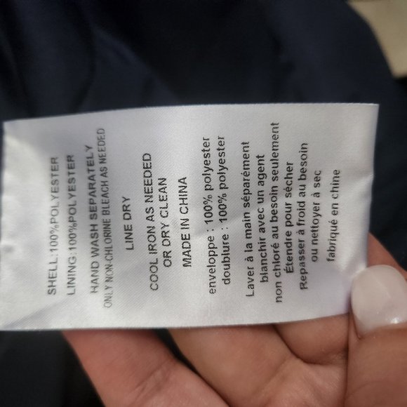 VERA WANG | V-Wire Crepe Mermaid Bridesmaid Dress VW360453 MARINE navy Sz 12 - Picture 9 of 10